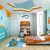 Phòng ngủ bé trai chủ đề máy bay - PNT.013
