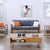 sofa gỗ sồi tự nhiên hiện đại 