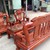 Bộ Bàn Ghế Quốc  Voi  Cột 12(Gỗ Hương Vân)