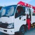 Xe hino zxu 720 gắn cẩu unic 3 tấn urv344: tải 3 tấn thùng dài 4m