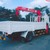 Xe hino zxu 720 gắn cẩu unic 3 tấn urv344: tải 3 tấn thùng dài 4m