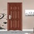 Cửa thép vân gỗ 1 cánh