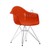Ghế Eames có tay thân nhựa chân thép mạ DAR-S7