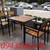 Bàn ghế gỗ xếp quán cà phê tai TP Hồ Chí Minh