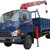 Xe tải cẩu Thaco HD650 gắn cẩu U343 tải trọng 5,4 tấn.