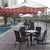 Thanh lý bộ bàn ghế nhựa giả mây cho cafe sân vườn