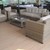 Sofa nhựa giả mây sang chảnh