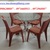 Bộ bàn ghế nhựa inox cafe sân vườn