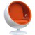 Ball CHAIR |Ghế thư giãn nửa trái banh BALL nệm lót bọc vải màu