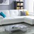 Ghế sofa phòng khách màu trắng S40
