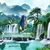 tranh thác nước 3d đẹp