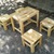bàn ghế gỗ giá rẻ 