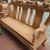 Bộ bàn ghế trạm khắc Minh quốc đào gỗ gõ đỏ cột 10