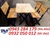 Bàn ghế gỗ xếp dùng cho quán nhậu,....thanh lý giá rẻ.