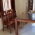 Bộ bàn ghế ăn xoan đào 6 ghế 1m6x80