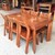 Bộ bàn ghế ăn xoan đào 6 ghế 1m6x80