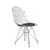 Ghế EAMES DKR thép mạ chrome có nệm lót nhập khẩu hcm 