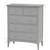 Tủ 5 ngăn kéo màu trắng xám KT: 86x44x107