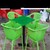 Bàn ghế nhựa cafe sân vườn giá rẻ