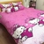 Ga chun + 2 vỏ gối nằm KITTY nơ hồng