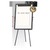 Bảng kẹp giấy, Bảng Flipchart 3 chân rút Silicon (70x100)