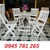 Bộ bàn ghế cafe , trà sữa cực xinh