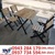 Bàn ghế cafe thanh lý tại q 12 TPHCM
