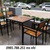 bàn ghế gỗ cafe giá rẻ