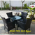 Bàn ghế cafe nhựa mây , hàng xuất khẩu giá rẻ 