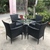 Bàn ghế cafe nhựa mây , hàng xuất khẩu giá rẻ 