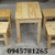 Bàn ghế cafe gỗ cóc giá rẻ ...