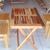 Bàn ghế cafe gỗ thông mini giá rẻ