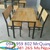 Bàn ghế cafe , bàn ghế nhà hàng chân sắt cố định 