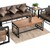 Sofa sắt kết hợp gỗ tự nhiên cá tính và sang trọng.SFS 001