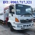 Bán xe tải Hino 6T4, 6.4 tấn, 6400Kg FC9JLSW gắn cẩu Nhật Unic URV344. Xe tải Hino 4.65T 4T65 gắn cẩu Nhật 3 tấn