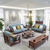 Bàn ghế sofa gỗ tự nhiên phòng khách cao cấp.SFG 033