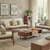 Sofa gỗ sồi tự nhiên phòng khách hiện đại.SFG 035
