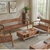 Sofa gỗ sồi tự nhiên phòng khách hiện đại.SFG 035