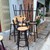 Thanh lý bàn ghế cafe giá rẻ tphcm, ghế bar gỗ khung sắt giá