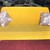 Bộ ghế sofa nỉ văng màu vàng AmiA SFN112 hiện đại và trẻ tru