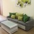 Ghế sofa văng đẹp 3 chỗ màu ghi AmiA SFN113 hiện đại