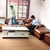 Bộ ghế sofa da phòng khách lớn sang trọng AmiA SFD106
