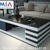 Bàn trà gỗ mặt kính đen sang trọng AmiA BTR 142