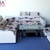 Ghế sofa góc giá rẻ AmiA SFD133 với chất liệu da pha nỉ hiện