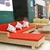 Ghế sofa gỗ hình chữ L đẹp hiện đại có nệm mút AmiA SFG2405