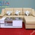 Bộ sofa da xịn màu be Amia SFD 039