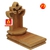 Tủ thờ gỗ Sồi đẹp 46.68 (MSP: T-1S.TOD.4868.004)