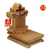 Tủ thờ hiện đại bằng gỗ Sồi 46.68 (MSP: T-1S.TOD.4868.003)