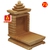 Tủ thờ gỗ Sồi 48.68 (MSP: T-1S.TOD.4868.002)