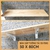 Bàn gập treo tường-Gỗ cao su sáng màu 50x80cm